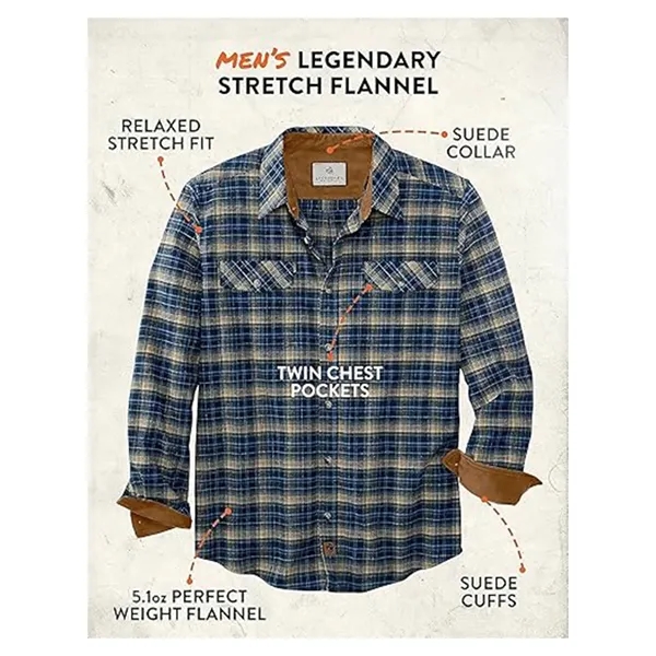 Brushed Plaid Shirt Long Sleeves Double Pockets - Brushed Plaid Shirt Long Sleeves Double Pockets - Image 2 of 23