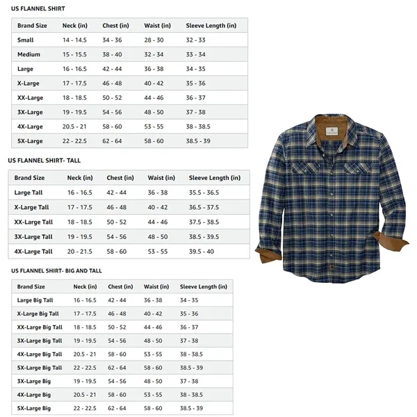 Brushed Plaid Shirt Long Sleeves Double Pockets - Brushed Plaid Shirt Long Sleeves Double Pockets - Image 23 of 23