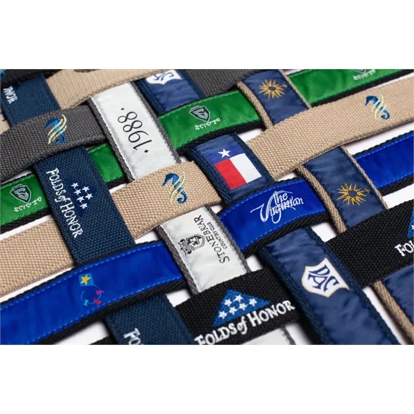 Custom Logo Ribbon Belts - Custom Logo Ribbon Belts - Image 0 of 2