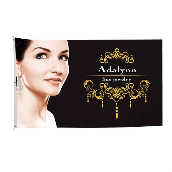 15' x 25' Nylon Flag Single-Sided - 15' x 25' Nylon Flag Single-Sided - Image 0 of 2