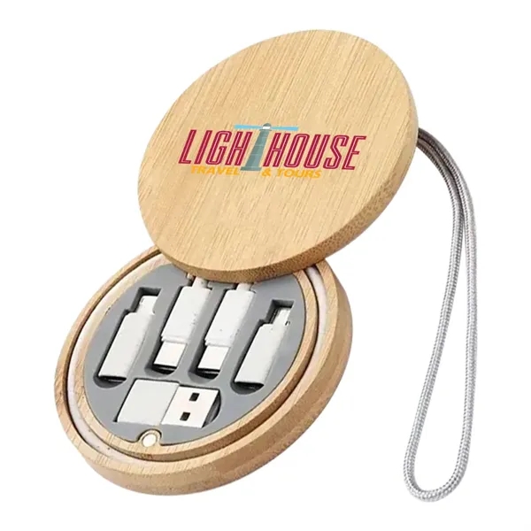 Wooden Grain Multi USB Adapter Cable Kit - Wooden Grain Multi USB Adapter Cable Kit - Image 3 of 6