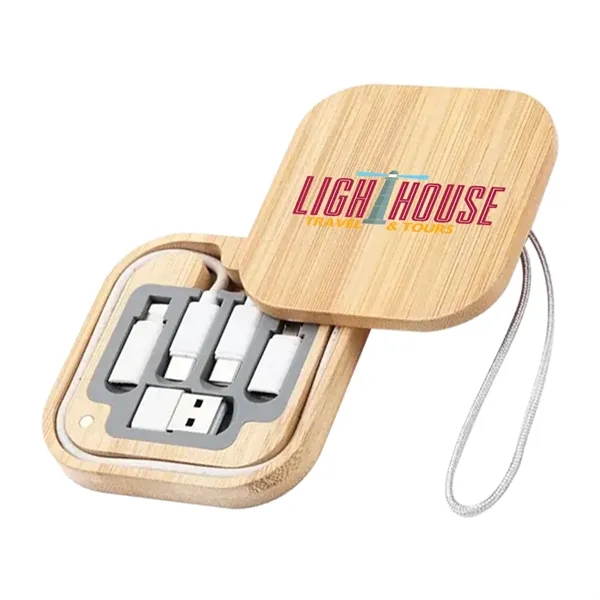 Wooden Grain Multi USB Adapter Cable Kit - Wooden Grain Multi USB Adapter Cable Kit - Image 1 of 6