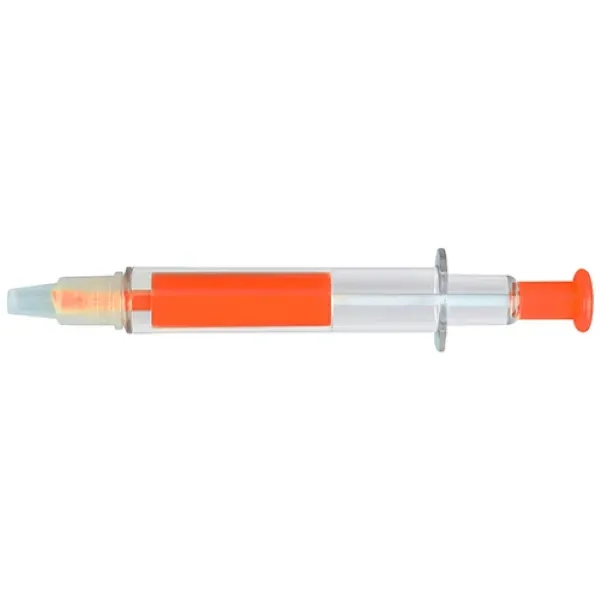 Pen and Syringe shape highlighter combo marker - Pen and Syringe shape highlighter combo marker - Image 3 of 5