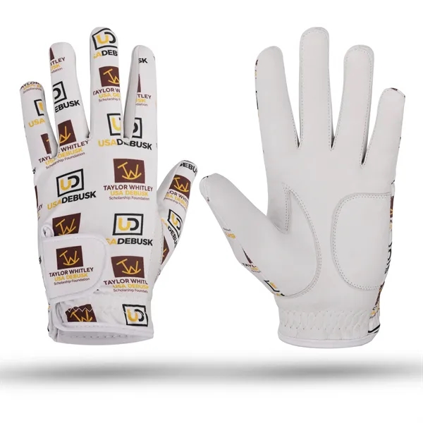 Sublimated Golf Gloves w/ Cabretta Leather Palm (Free Setup) - Sublimated Golf Gloves w/ Cabretta Leather Palm (Free Setup) - Image 6 of 20
