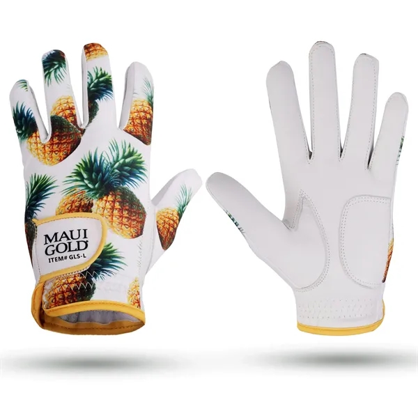 Sublimated Golf Gloves w/ Cabretta Leather Palm (Free Setup) - Sublimated Golf Gloves w/ Cabretta Leather Palm (Free Setup) - Image 2 of 20