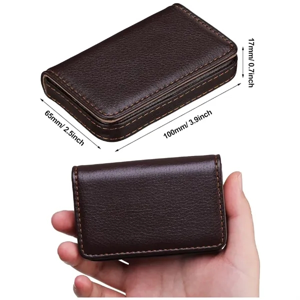 Custom Magnetic Card Case Holder PU - Custom Magnetic Card Case Holder PU - Image 1 of 3