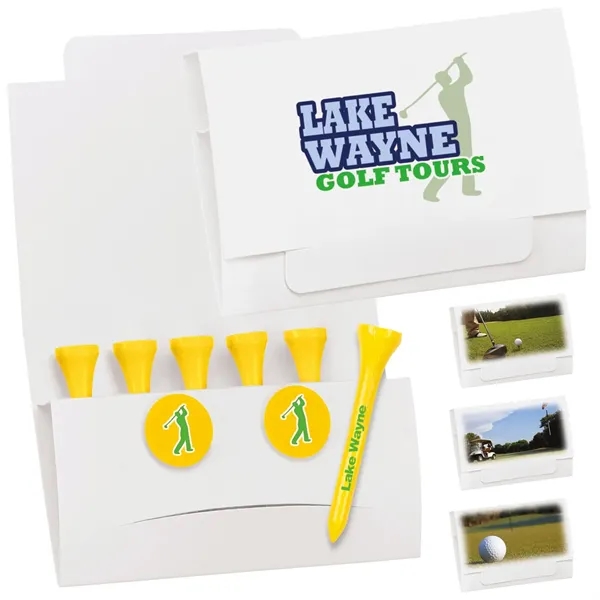 6-2 Golf Tee Packet - 3-1/4" Tee - 6-2 Golf Tee Packet - 3-1/4" Tee - Image 0 of 9