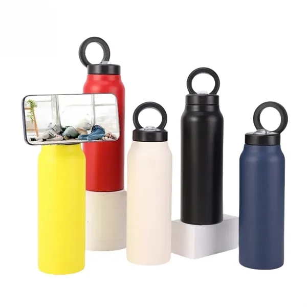 24oz Water Bottle Magnetic Mug Cup Insulated  Phone Holder - 24oz Water Bottle Magnetic Mug Cup Insulated  Phone Holder - Image 2 of 3