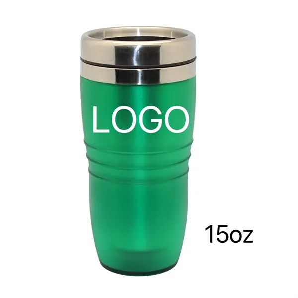 Stainless Steel Tumbler Reusable Travel Mug Double Wall Cup - Stainless Steel Tumbler Reusable Travel Mug Double Wall Cup - Image 1 of 2