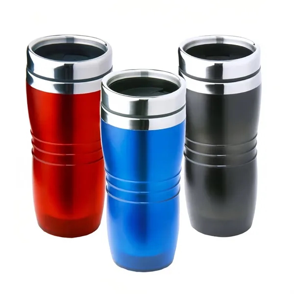 Stainless Steel Tumbler Reusable Travel Mug Double Wall Cup - Stainless Steel Tumbler Reusable Travel Mug Double Wall Cup - Image 2 of 2