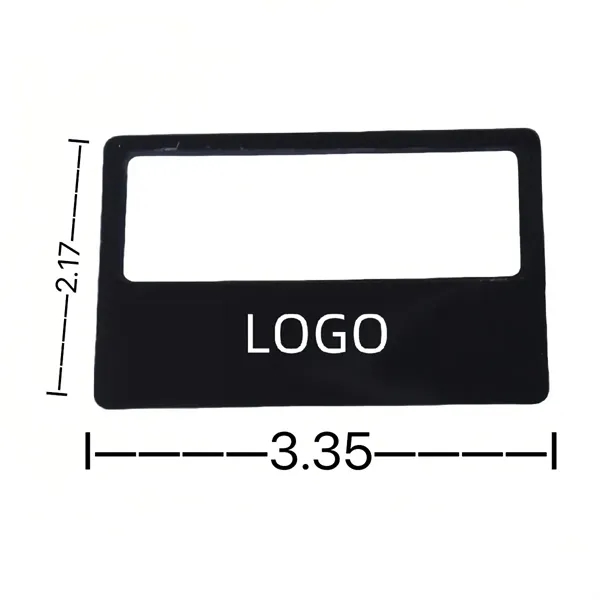 Card Size Magnifying Glass Handy Bookmark - Card Size Magnifying Glass Handy Bookmark - Image 1 of 2