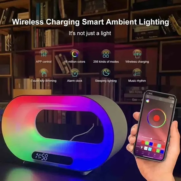 3 in 1 Wireless Charging Station with night light - 3 in 1 Wireless Charging Station with night light - Image 1 of 5