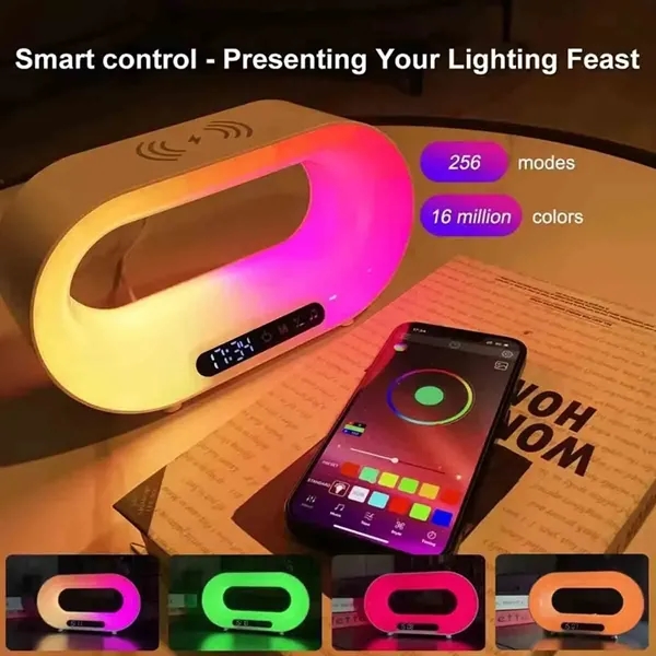 3 in 1 Wireless Charging Station with night light - 3 in 1 Wireless Charging Station with night light - Image 2 of 5