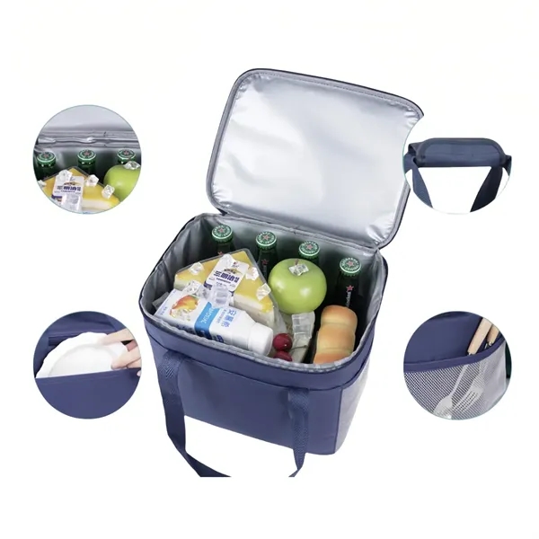 Insulated Lunch Bag Refrigerated Box Picnic Delivery Camping - Insulated Lunch Bag Refrigerated Box Picnic Delivery Camping - Image 3 of 4