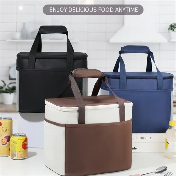 Insulated Lunch Bag Refrigerated Box Picnic Delivery Camping - Insulated Lunch Bag Refrigerated Box Picnic Delivery Camping - Image 4 of 4