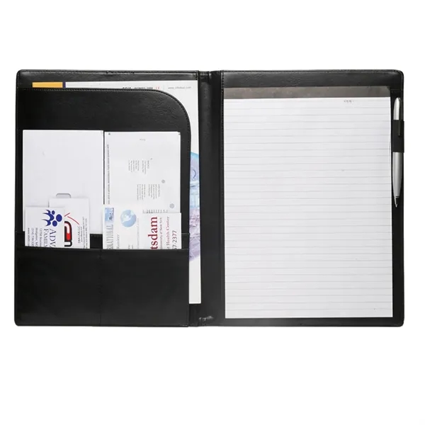 Document Holder Stitched Leather Padfolio - Document Holder Stitched Leather Padfolio - Image 2 of 3