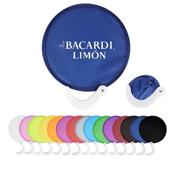 Pop Up Foldable Fan Flyer With Handle - Pop Up Foldable Fan Flyer With Handle - Image 0 of 1