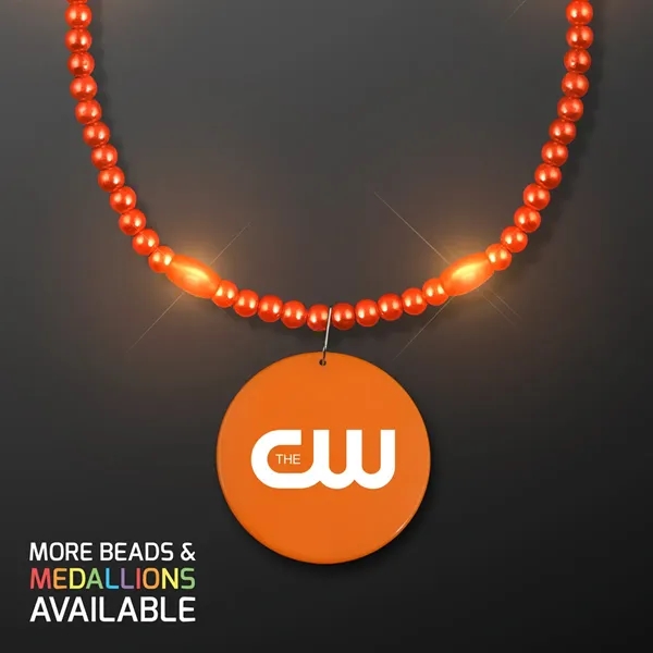 LED Light Beads with Medallion - LED Light Beads with Medallion - Image 5 of 8