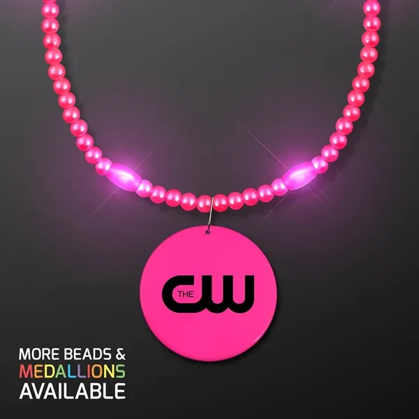 LED Light Beads with Medallion - LED Light Beads with Medallion - Image 6 of 8