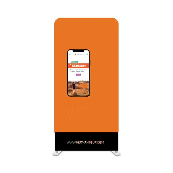 Straight Fabric Display  Kit - 1 Side Imprint - Straight Fabric Display  Kit - 1 Side Imprint - Image 1 of 2