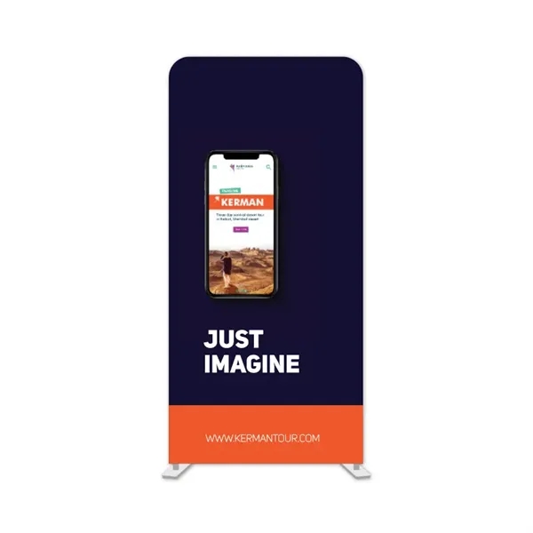 Straight Fabric Display  Kit - 1 Side Imprint - Straight Fabric Display  Kit - 1 Side Imprint - Image 2 of 2