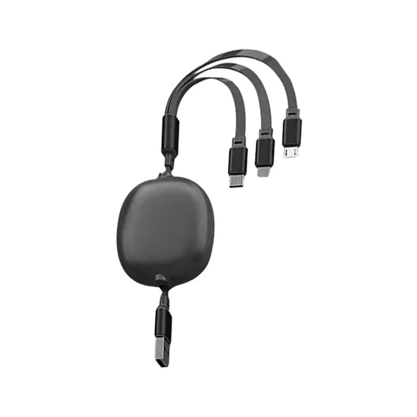3.9ft Retractable Multi Charging Cable Cord - 3.9ft Retractable Multi Charging Cable Cord - Image 2 of 6