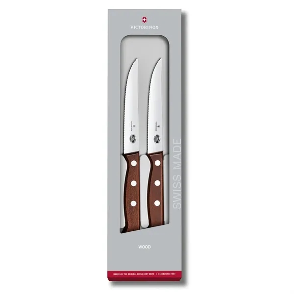 Victorinox® Swiss Made 2-Pc Wood Steak Knife Set - Victorinox® Swiss Made 2-Pc Wood Steak Knife Set - Image 2 of 2