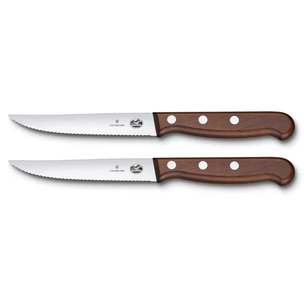 Victorinox® Swiss Made 2-Pc Wood Steak Knife Set - Victorinox® Swiss Made 2-Pc Wood Steak Knife Set - Image 1 of 2