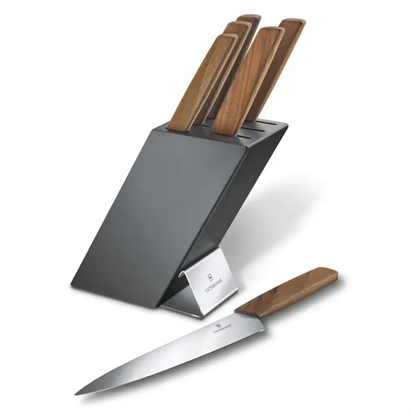 Swiss Army-Victorinox® German Made 6-Piece Block Knife Set - Swiss Army-Victorinox® German Made 6-Piece Block Knife Set - Image 1 of 2
