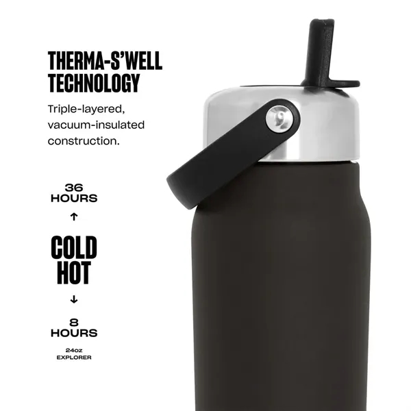 S'well® Explorer Bottle w/ Flip Straw - 24oz - S'well® Explorer Bottle w/ Flip Straw - 24oz - Image 2 of 7