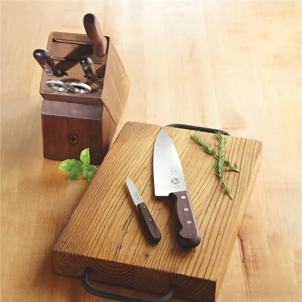 Swiss Army -Victorinox® German Made 7-Piece Wood Block Knife - Swiss Army -Victorinox® German Made 7-Piece Wood Block Knife - Image 2 of 3