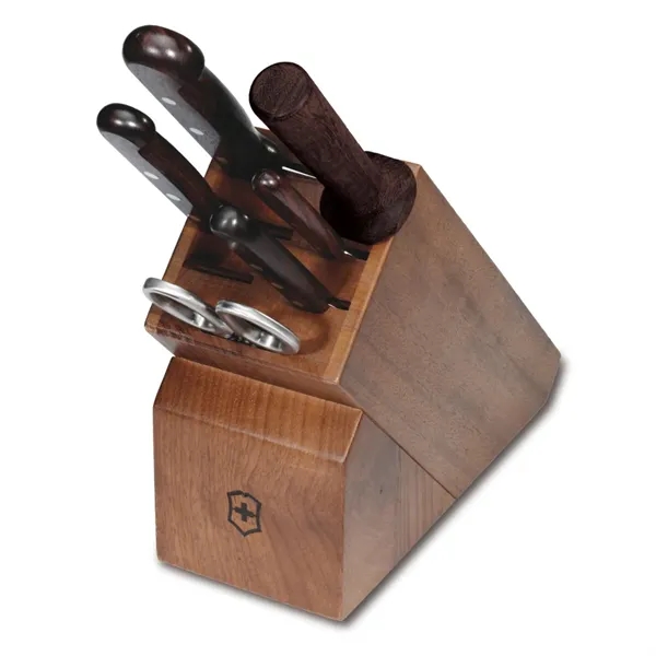 Swiss Army -Victorinox® German Made 7-Piece Wood Block Knife - Swiss Army -Victorinox® German Made 7-Piece Wood Block Knife - Image 1 of 3