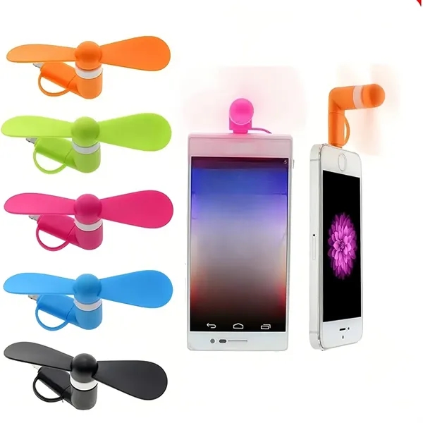 3 In 1 Usb Mini Fan Portable Mobile Phone Cooler - 3 In 1 Usb Mini Fan Portable Mobile Phone Cooler - Image 3 of 3