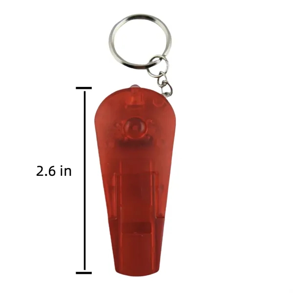 Whistle Flashlight Keychain Key Tags LED Light - Whistle Flashlight Keychain Key Tags LED Light - Image 1 of 2