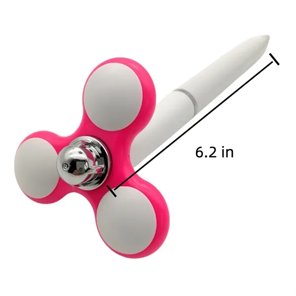 Fidget Spinner Ballpoint Pen Stress Reliever Toy - Fidget Spinner Ballpoint Pen Stress Reliever Toy - Image 1 of 2