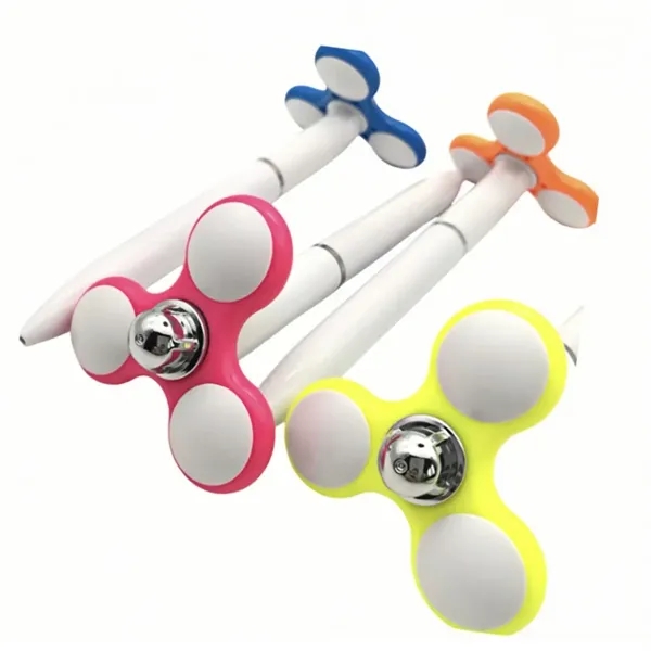 Fidget Spinner Ballpoint Pen Stress Reliever Toy - Fidget Spinner Ballpoint Pen Stress Reliever Toy - Image 2 of 2