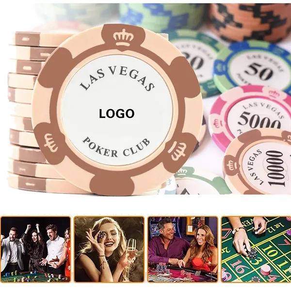 Premium Casino Poker Chip 1.5" - Premium Casino Poker Chip 1.5" - Image 0 of 3