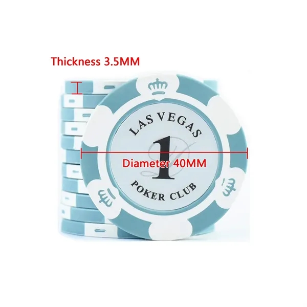 Premium Casino Poker Chip 1.5" - Premium Casino Poker Chip 1.5" - Image 3 of 3