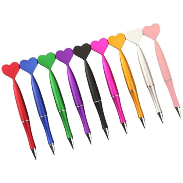 Valentine's Day Heart Shape ABS Ballpoint Pen 5.3"x0.5" - Valentine's Day Heart Shape ABS Ballpoint Pen 5.3"x0.5" - Image 1 of 4