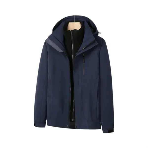 3 in 1 Winter Windproof Snow Ski Jacket Coat - 3 in 1 Winter Windproof Snow Ski Jacket Coat - Image 2 of 7