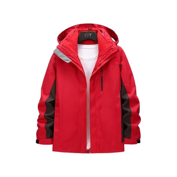 3 in 1 Winter Windproof Snow Ski Jacket Coat - 3 in 1 Winter Windproof Snow Ski Jacket Coat - Image 3 of 7