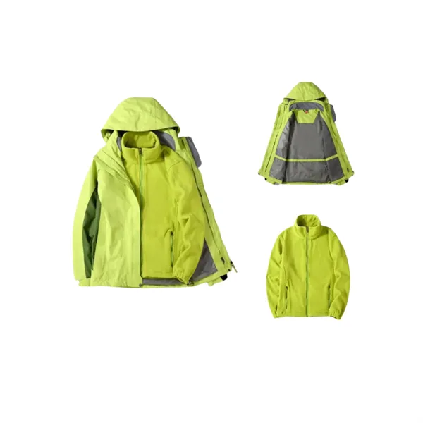 3 in 1 Winter Windproof Snow Ski Jacket Coat - 3 in 1 Winter Windproof Snow Ski Jacket Coat - Image 6 of 7