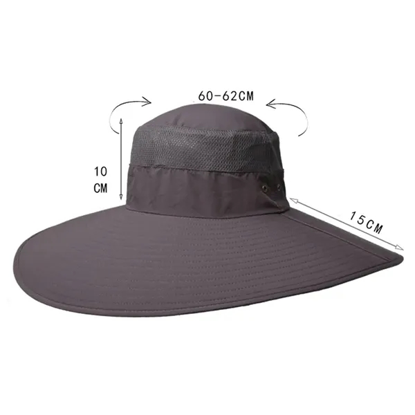 Super Wide Brim Sun Hat for Men Women - Super Wide Brim Sun Hat for Men Women - Image 3 of 5