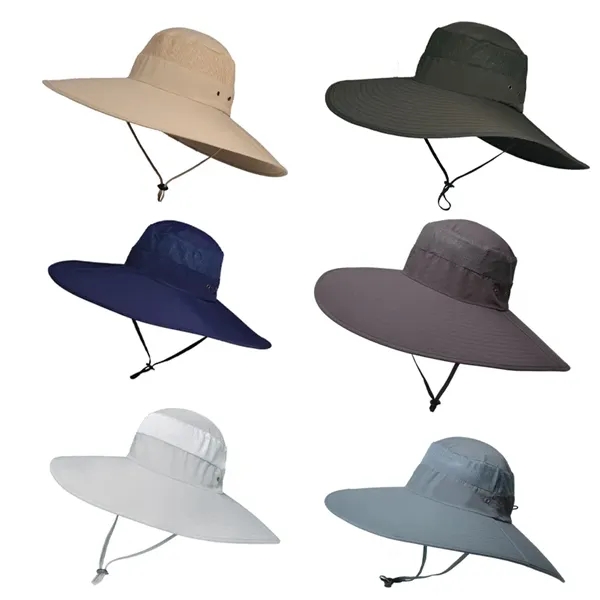 Super Wide Brim Sun Hat for Men Women - Super Wide Brim Sun Hat for Men Women - Image 4 of 5