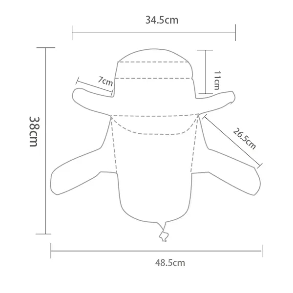 Summer UV Protection Safari Hat - Summer UV Protection Safari Hat - Image 5 of 5