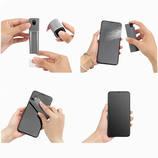 3 in 1 Touchscreen Mist Cleaner Spray Microfiber Cloth Phone - 3 in 1 Touchscreen Mist Cleaner Spray Microfiber Cloth Phone - Image 3 of 5