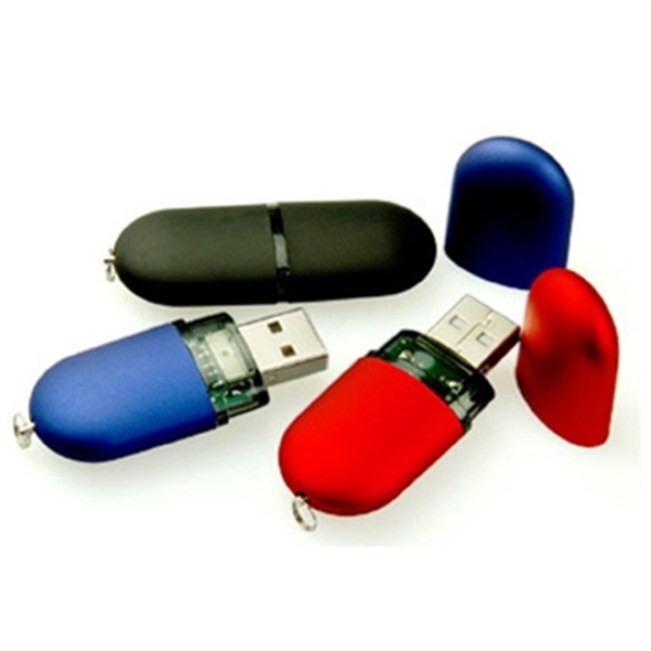 Cap USB Flash Drives w/ Key Ring Personalized - Cap USB Flash Drives w/ Key Ring Personalized - Image 15 of 25