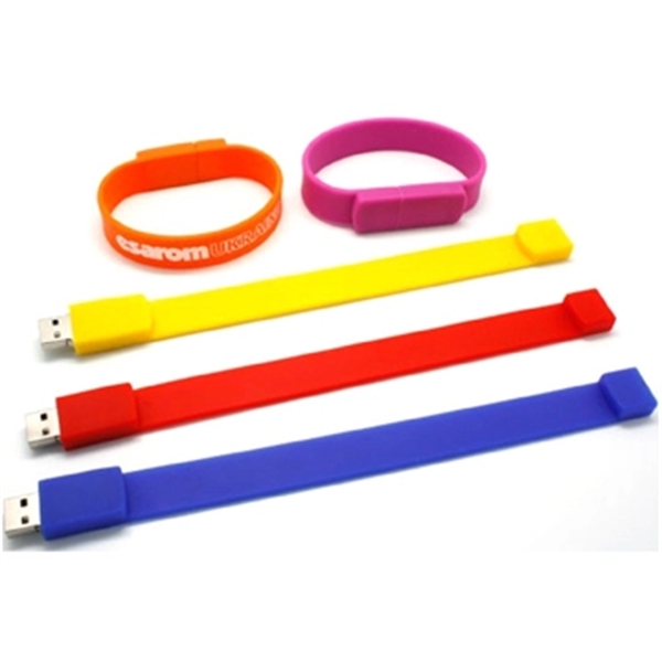 Wristband USB Flash Drives w/ Custom Logo - Wristband USB Flash Drives w/ Custom Logo - Image 6 of 8