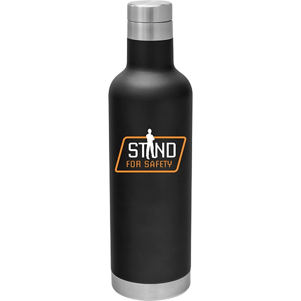 25 oz h2go Noir Stainless Steel Insulated Water/Wine Bottle - 25 oz h2go Noir Stainless Steel Insulated Water/Wine Bottle - Image 2 of 2