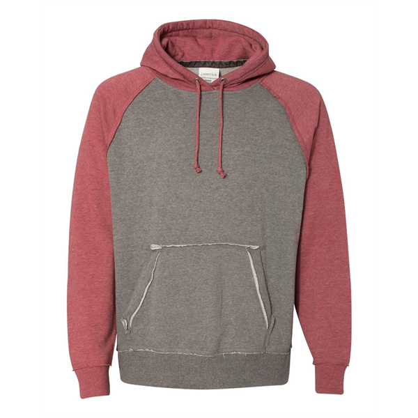J America Adult Vintage Heather Pullover Hooded Sweatshirt